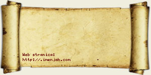 Tamara Miljaković vizit kartica